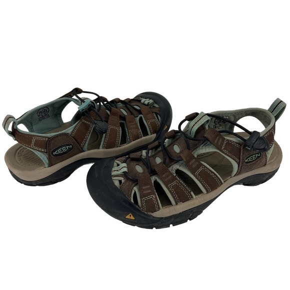 Keen Newport Water Sandals Turquoise Brown Women’s 6.5 - Picture 1 of 10